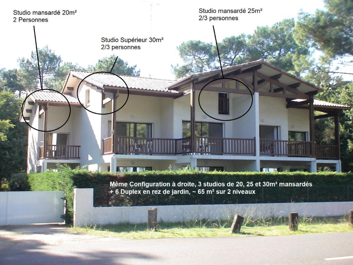 Studio Mansarde Climatise Les Roseaux Bord De Lac Biscarrosse Kültér fotó